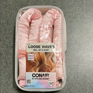 Pink Loose Waves Hair Rollers